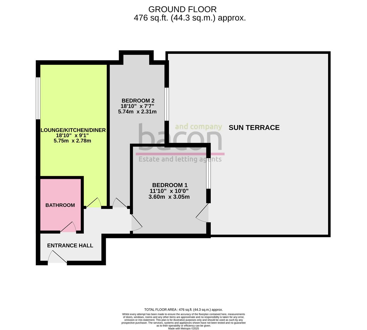 Floor Plan | Apartment | Chapel Road, Worthing | For Sale